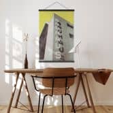 Stoffbild Vintage Bauhaus Dessau Architektur - Blursbyai 
