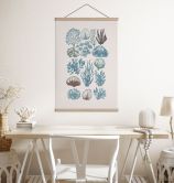 Stoffbild Filigrane Algen und Muscheln - casa cartissi 