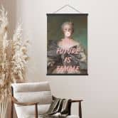 Stoffbild Die Zukunft ist weiblich - Grace Digital Art 