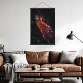 Affiche textile James Webb Telescope - Cyclone cosmique Herbig Haro 49/50 