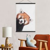 Stoffbild Roter Panda - Korenkova 