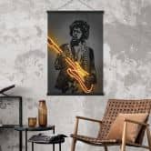 Stoffbild Jimi Hendrix - Mielu 