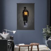 Affiche textile Messi - Mielu 