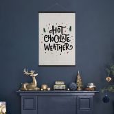 Stoffbild Hot Chocolate Christmas Print - Soley 