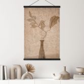 Stilleben Tekstil plakat med efterårsblade i beige - Tokarev 