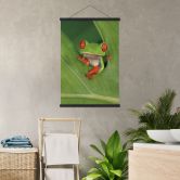 Stoffbild Laubfrosch im Regenwald - van Duijn 