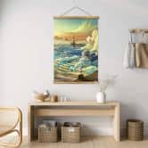 Affiche textile Aerroscape - Au bord du ciel 