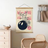 Textielposter Miley Peach met sloopkogel - Japans - Gomes 