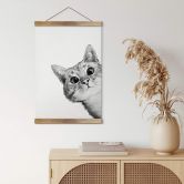 Leinwand, Stoffbild zum Hängen Graves - Sneaky Cat 