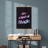 Stoffbild Songtext - It's a kind of magic 