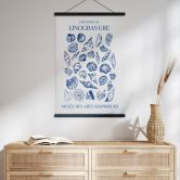 Stoffbild Grafische Muschel-Collage - Jolly and Dash 