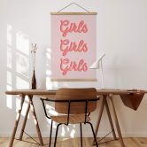 Affiche textile Kerr-Dineen - Girls Girls Girls 