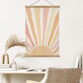 Stoffbild Boho Sonnenstrahlen - Manovski 