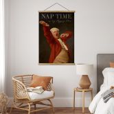 Stoffbild Nap Time - Inspiriert von Ducreux - Selbstportrait 