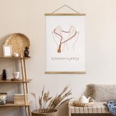 Textile poster Ramadan Kareem hands 