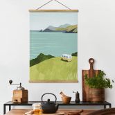 Affiche textile Rivers - Life on the Coast 