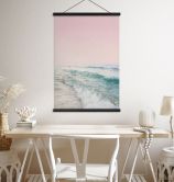 Stoffbild Rosa Himmel über dem Meer - Sisi & Seb 