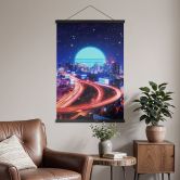 Affiche textile Cyber City Bangkok - Takkar 