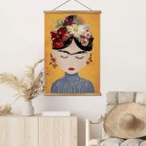 Stoffbild Treechild - Blumige Frida 