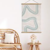 Stoffbild Kunstdruck - Abstracto Twist - uplusmestudio 