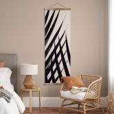 Textielposter 1X Studio - Zwart Palmblad 
