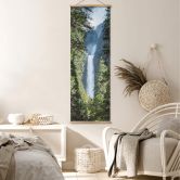 Affiche textile Colombo - Waterfall in the Forest 