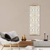 Tekstil plakat Fredriksson - Golden Geometry - Panorama 