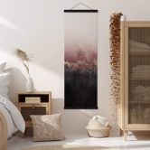 Affiche textile Fredriksson - Ciel Rose - Panorama 