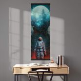 Textielposter Heine - Astronaut op reis - Astro Cruise 