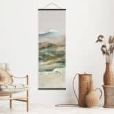 Affiche textile Montagnes abstraites - Hobday 