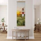 Affiche textile Phare de Sylt - Panorama 