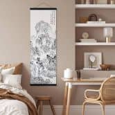 Stoffbild Tenju - Japanische Landschaft - Panorama 