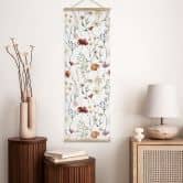 Textielposter Kleurrijke wilde bloemen - UN Designs 