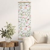 Textielposter Roze rozen in de lente - UN Designs 