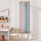 Affiche textile Uplusmestudio - Coloured Stripes 