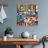 Textielposter In de keuken - Geïnspireerd door Matisse - Zamart 