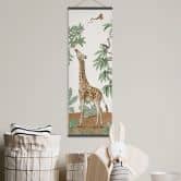 Affiche textile Animaux de la jungle - Kikki Belle - Panorama 