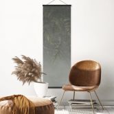 Textielposter Varen in het nevelwoud in groen - Ms Tiff - Panorama 