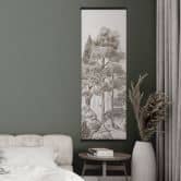Stoffbild Wald mit Waldlandschaft in Beige - Ms Tiff - Panorama 