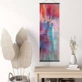 Affiche textile Douce brume de couleur en mouvement - Schmucker - Panorama 