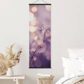 Stoffbild Zarte Orchidee in Lila - Treechild - Panorama 