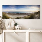 Wandbild Strandpanorama - Panorama - Alu-Dibond 