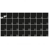 Krijtbordsticker Maandplanner 1 