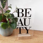 Tischaufsteller Beauty 01 