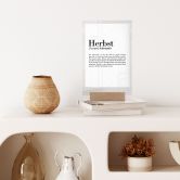 Tischaufsteller Grammatik - Herbst 