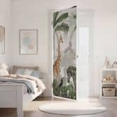 Jungle Jive door film - Kikki Belle - Self-adhesive door decoration 