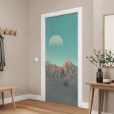 Door film low poly mountains 