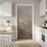 Pampagras en grassen deurfolie in beige - Ms Tiff 