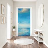 Door foil Endless expanse in blue - Schmucker 