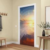 Door foil sunset in mosaic 